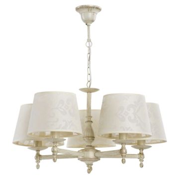 Alfa ROKSANA WHITE 18535 Ljuskrona 5x40W/E14