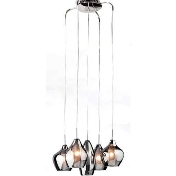 AZzardo AMBER MILANO 5 AZ0722 Hängande lampa 5x40W/G9 IP20