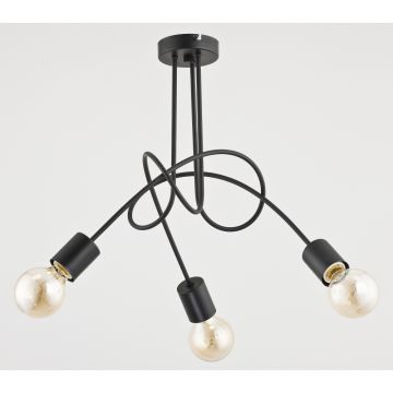 Alfa TANGO BLACK 23173 Taklampa 3x60W/E27