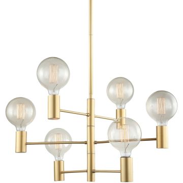 Italux Veva MDM3339/6 GD Taklampa 6x40W/E27 IP20