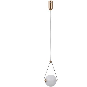 Italux Rastia PND-34361-S-HBR-OPAL Hängande lampa 1x6W/LED 3000K 650lm IP20
