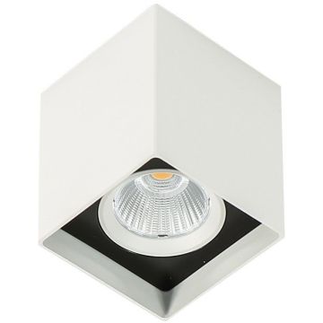 Italux Alden White Black 4000K SLC78002/12W 4000K WH+BL Ytmonterad downlight 1x12W/LED 4000K 1010lm IP20