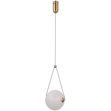 Italux Rastia PND-34361-M-HBR-OPAL Hängande lampa 1x9W/LED 3000K 975lm IP20