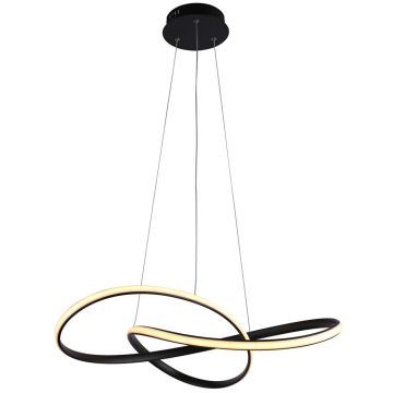 Italux Consa PND-19221C-BK Hängande lampa 1x40W/LED 3000K/4000K/6000K 3400lm IP20