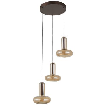 Italux Carote PND-24011-3-COPP Hängande lampa 3x16W/LED 3000K 1002lm IP20