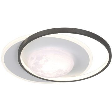 Italux Desulo PLF-02727-S-BK Taklampa 1x30W/LED 3000K/4000K/6000K 3900lm IP20