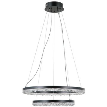 Italux Barlo PND-34526-2L-BK Hängande lampa 2x36W/LED 3000K/4000K/6000K 3100lm IP20