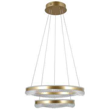 Italux Morte PND-34535-2L-GD Hängande lampa 2x70W/LED 3000K/4000K/6000K 6200lm IP20