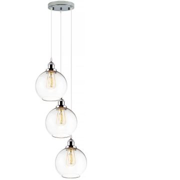 Altavola Design NEW YORK LOFT LA035/CO3_chrom Hängande lampa 3x40W/E27 IP20