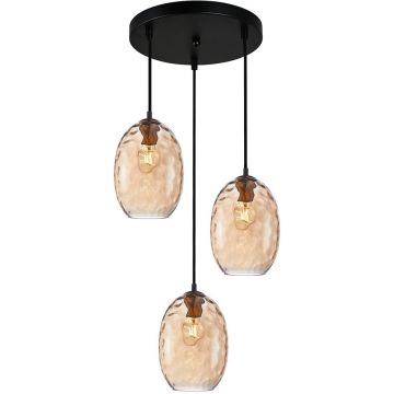 Italux Novala PND-3031-3A-BRO-AMB Hängande lampa 3x40W/E27 IP20