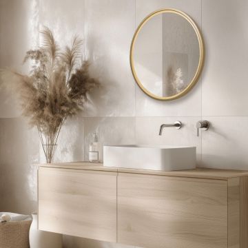 Zambelis MIRROR WITH LED 25389 Spegel 15W/led 3000-4000K 1034-1210lm IP44