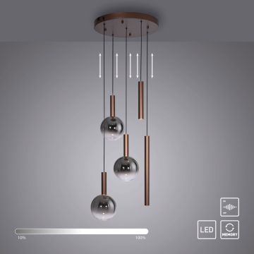 Paul Neuhaus BOWL 2285-23 Hängande lampa 5x6,3W/LED 2700k 1450lm ip20