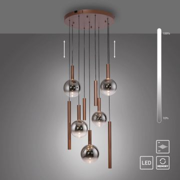Paul Neuhaus BOWL 2287-23 Hängande lampa 9x7W/LED 2700k 1600lm ip20