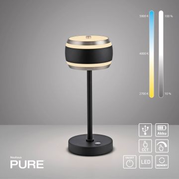 Paul Neuhaus PURE FALLING RINGS 4503-18 Bordslampa 1x8W/LED 2200-5000k 310lm ip20