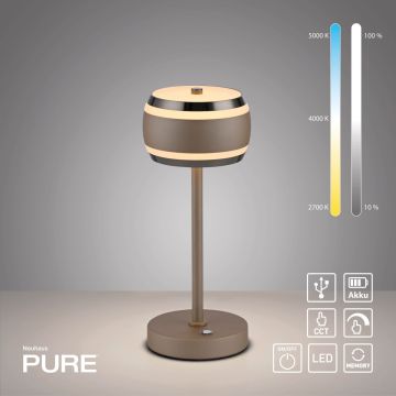 Paul Neuhaus PURE FALLING RINGS 4503-97 Bordslampa 1x8W/LED 2200-5000k 310lm ip20