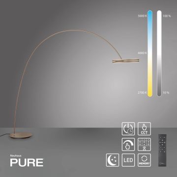 Paul Neuhaus PURE LOOP-BOW 561-97 Golvlampa 2x20W/LED 2200-5000k 1900lm ip20