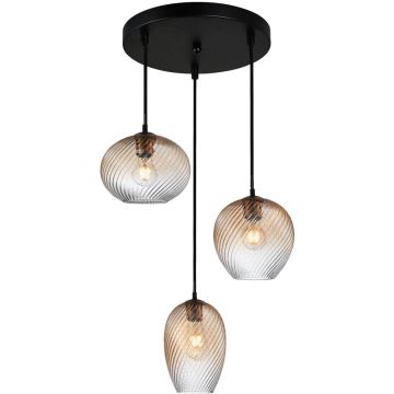 Italux Alias PND-3672-3A-BRO-AMB Hängande lampa 3x40W/E27 IP20