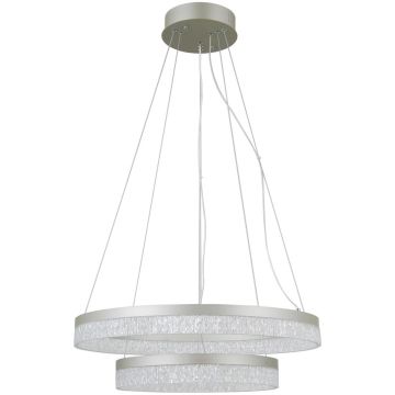 Italux Pantal PND-34533-2L-SILV Hängande lampa 2x36W/LED 3000K/4000K/6000K IP20