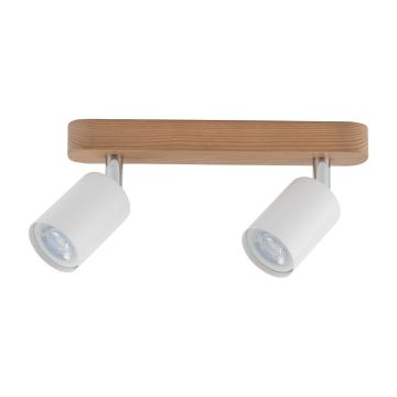 TK Lighting TOP WOOD 3295 Spotlampa 2x10W/GU10/LED