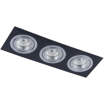 Italux Mooty BL MQ71805-3AB Inbyggd downlight 3x50W/GU5,3 IP20