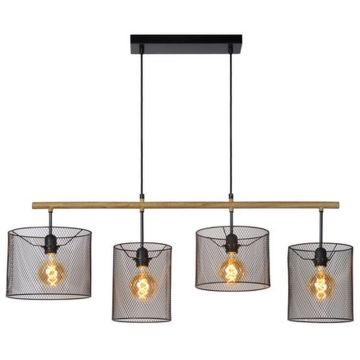Lucide BASKETT 45459/04/30 Hängande lampa 4x60w/e27 ip20