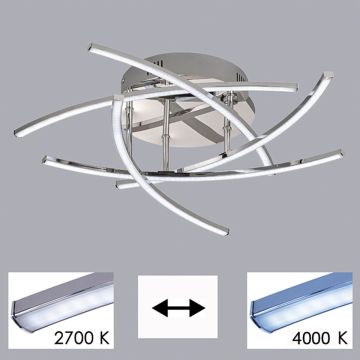 Fischer&Honsel Cross TW 20108 Taklampa 5x4.5W/LED 2700K 2700 lm IP20