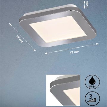Fischer&Honsel Gotland 21231 Taklampa 1x8.5W/LED 3000K 1100 lm IP44