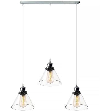 Altavola Design NEW YORK LOFT LA034/CL3_chrom Hängande lampa 3x40W/E27 IP20