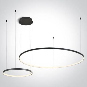 One Light Decorative 63150A/B/W Hängande lampa 1x65W/LED 3000K 4800lm IP20
