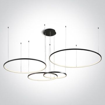 One Light Decorative 63150C/B/W Hängande lampa 1x100W/LED 3000K 7400lm IP20