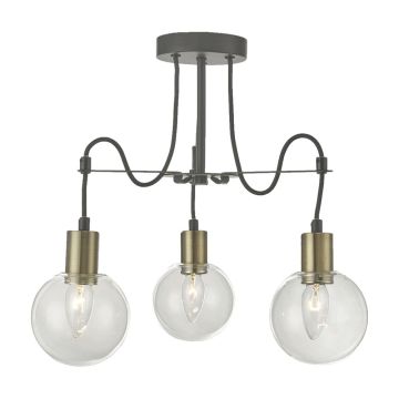 Prezent ABRAZO 64402 Taklampa 3x40W/E14 IP20