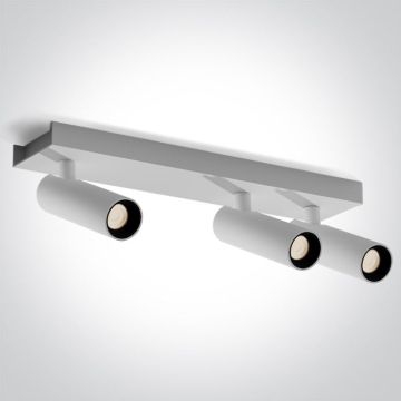 One Light Wall & Ceiling 65004C/W/W Spotlampa 3x5W/LED 3000K 1350lm IP20