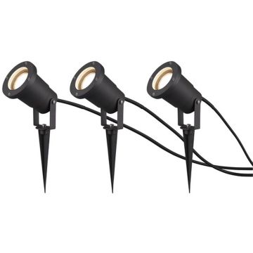 Trio UBANGI 800260342 Trädgårdsstrålkastare 3x28w/gu10 ip65