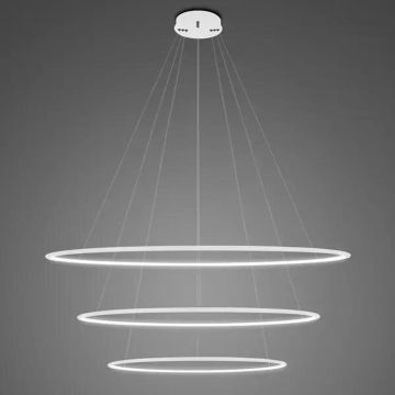 Altavola Design Ledowe okręgi LA075/P_100_in_4k_white Hängande lampa 3x130W/LED 4000K 8970lm IP44