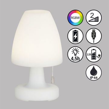 Fischer&Honsel Termoli 850250 Bordslampa 2x1.5W/LED RGBW 170lm IP44