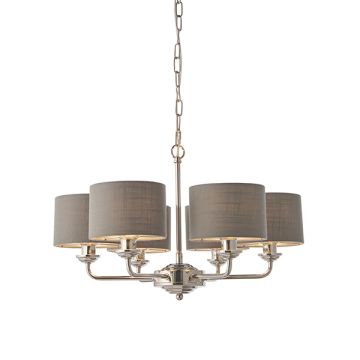 Endon HIGHCLERE 94381 Ljuskrona 6x28W/E14 IP20