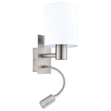 Eglo PASTERI 96477 Vägglampa 1x40W/E27 + 1X3,5W/LED 380LM