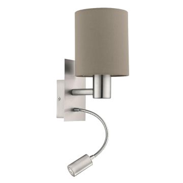 Eglo PASTERI 96478 Vägglampa 1x40W/E27 + 1X3,5W/LED 380LM