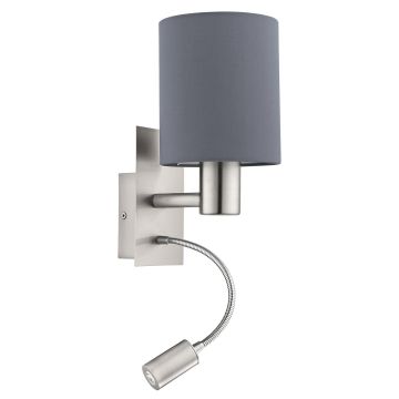 Eglo PASTERI 96479 Vägglampa 1x40W/E27 + 1X3,5W/LED 380LM