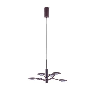 Italux KRESYDA AD16014-6B DARK COFFEE Hängande lampa 6x3,6W/LED IP20