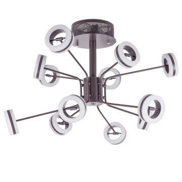Italux METIS AX16002-12A COFFEE Taklampa 12x4,8W/LED IP20