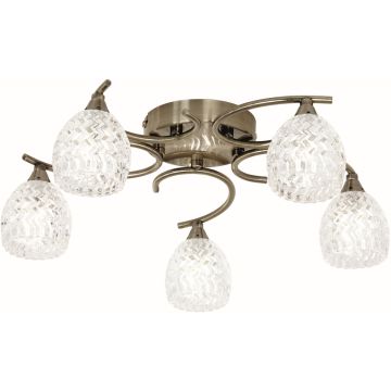Endon BOYER BOYER-5AB Taklampa 5x33W/G9 IP20