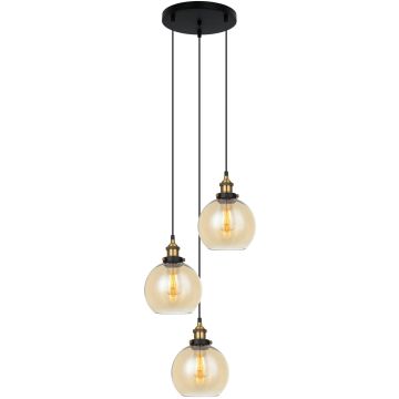 Italux CARDENA MDM-4330-3-GD+AMB Hängande lampa 3x40W/E27 IP20