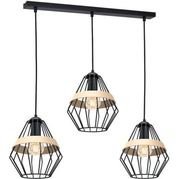Milagro CLIFF BLACK MLP5525 Hängande lampa 3x60W/E27 IP20