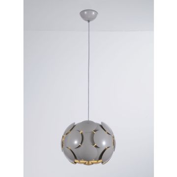 Italux SANTINA GREY P0317-01S-U1GM Hängande lampa 1x26W/E27