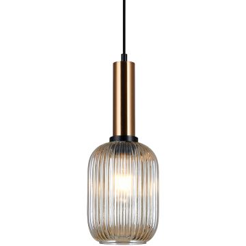 Italux ANTIOLA PND-5588-1M-BRO+AMB Hängande lampa 1x40W/E27 IP20