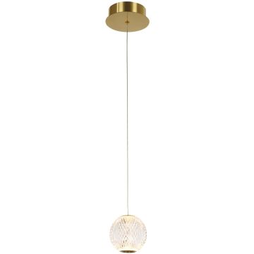 Italux ROSARIO PND-12220121-1A-GD Hängande lampa 1x4,2W/LED 3200K 280LM IP20