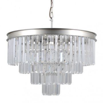 Italux VERDES PND-44372-8A-SLVR-BRW Hängande lampa 8x40W/E14 IP20