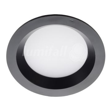Lumifall SANTOLED SANTOLED 175 CZARNA Inbyggd downlight 1x15W/LED 1200LM IP44