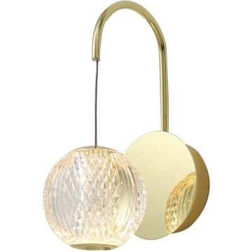Italux ROSARIO WL-12220121-1A-GD Konsollampa 1x4,2W/LED 3200K 280LM IP20
